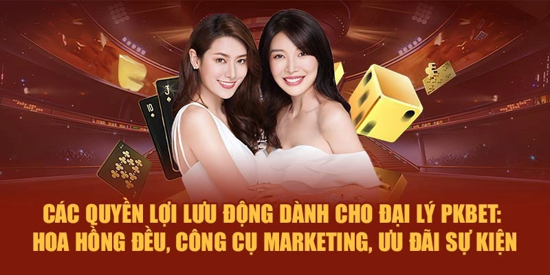 Các quyền lợi lưu động dành cho đại lý PKBET: hoa hồng đều, công cụ marketing, ưu đãi sự kiện