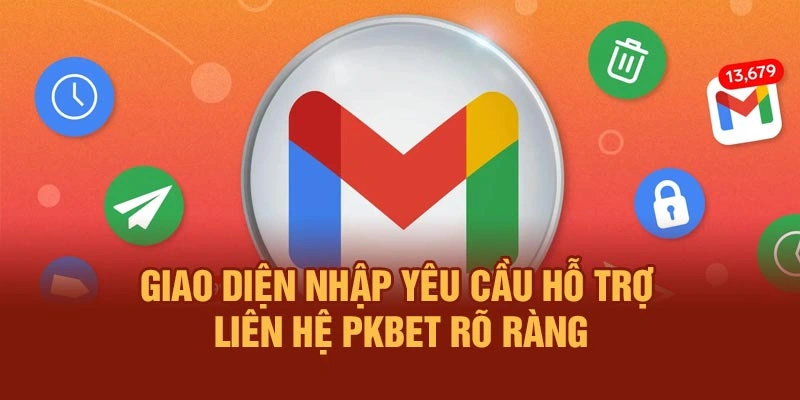 Giao diện nhập yêu cầu hỗ trợ liên hệ PKBET rõ ràng
