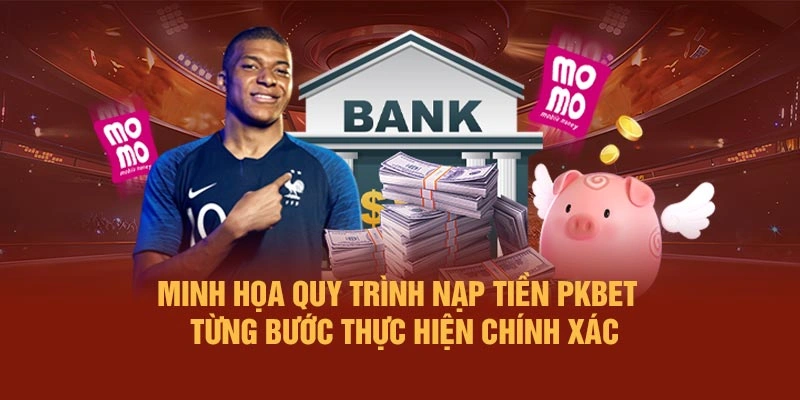 Minh họa quy trình nạp tiền PKBET – từng bước thực hiện chính xác
